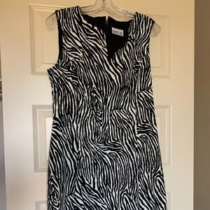 Robbie Bee Zebra Print Dress